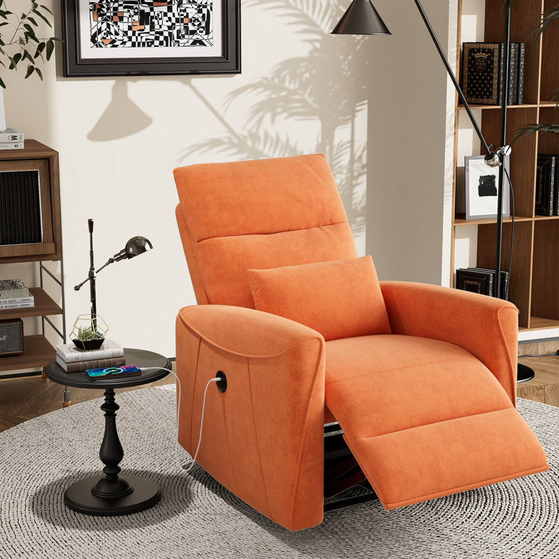 Burnt orange recliner hotsell